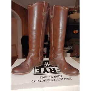 Frye 75449 Women's Melissa Button Cowboy Boot - Brown